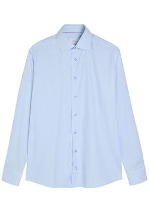 Eton Checked Cotton-blend Shirt - Light Blue - 39 (C15.5 / M)
