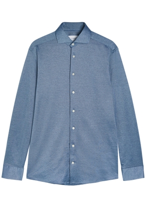 Eton Cotton Shirt - Dark Blue - 41 (C16 / L)