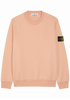 Stone Island Logo Cotton Sweatshirt - Pink - XL