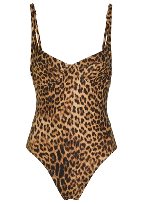 Melissa Odabash Mauritius Cheetah-print Swimsuit - Leopard - 40 (UK8 / S)