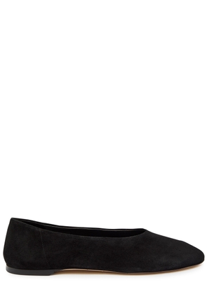 Toteme Suede Ballet Flats - Black - 40 (IT40 / UK7)