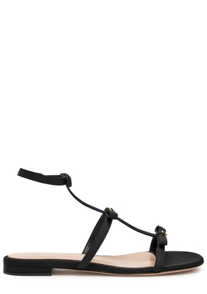 Gianvito Rossi Malou Woven Sandals - Black - 39 (IT39 / UK6)