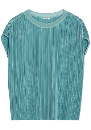 Joseph Cedre Pleated Satin top - Light Blue - 42 (UK14 / L)