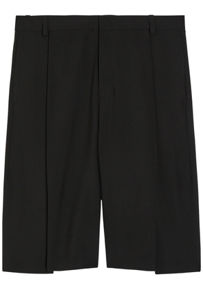Casablanca Pleated Wool Shorts - Black - 50 (IT50 / L)