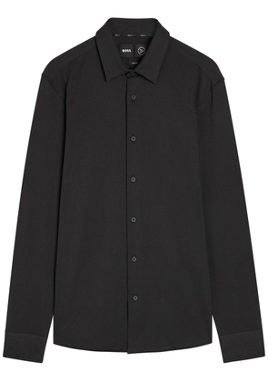 Boss Hank Jersey Shirt - Black - 38 (C15 / S)