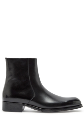 Tom Ford Leather Ankle Boots - Black - 43 (IT43 / UK9)
