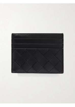 Bottega Veneta - Intrecciato 15 Leather Cardholder - Black - One size