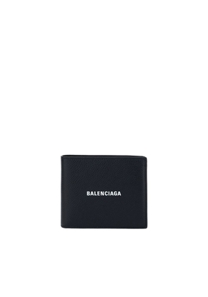 Balenciaga Black Calf Leather Bos Taurus Wallet