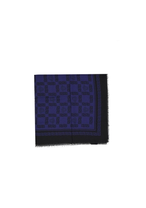 Versace Blue Modal Scarf
