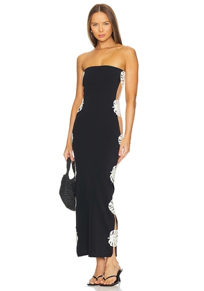 Bahia Maria Hoja Rota Dress in Black. Size L. Also in M, S, XS.
