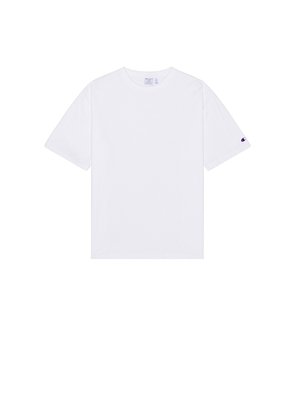 Champion USA Short Sleeve Tee in White. Size L. Also in XL/1X.