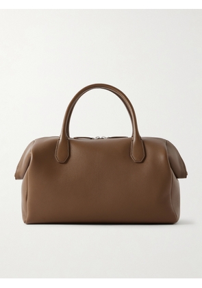 The Row - Faye Textured-leather Tote - Brown - One size