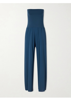 Eres - Les Essentiels Dao Convertible Stretch-jersey Jumpsuit - Blue - small,medium,large