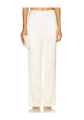 Bevza Bra Closure Trousers in Cream. Size M. Also in L.