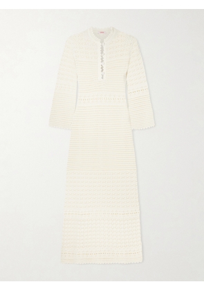 Eres - Madone Open-knit Maxi Dress - Ecru - FR 36,FR 38,FR 40,FR 42