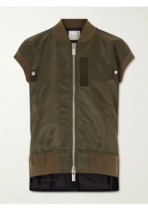 Sacai - Padded Shell Gilet - Green - 1,2,3,4