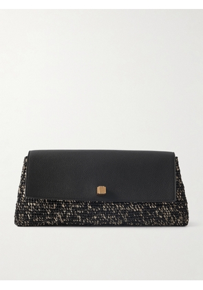 KHAITE - Audrey Textured-leather And Raffia Clutch - Multi - One size
