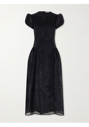 Cecilie Bahnsen - Cleopatra Organza Midi Dress - Black - UK 6,UK 8,UK 10,UK 12,UK 14