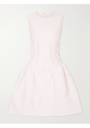 Cecilie Bahnsen - Claudie Gathered Paneled Cloqué Midi Dress - Pink - UK 6,UK 8,UK 10,UK 12,UK 14