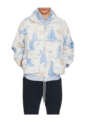 Beams Plus Sailing Jacket in Blue. Size L. Also in M.