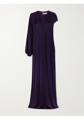 Galvan - Roman Asymmetric Jersey Gown - Blue - FR 34,FR 36,FR 38,FR 40,FR 42