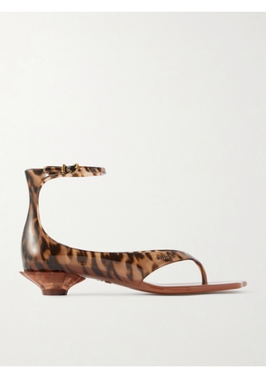 Chloé - Jelly Leopard-print Rubber Sandals - Brown - IT35,IT36,IT37,IT38,IT39,IT40,IT41