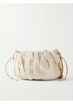 Chloé - Pleated Shell Shoulder Bag - White - One size