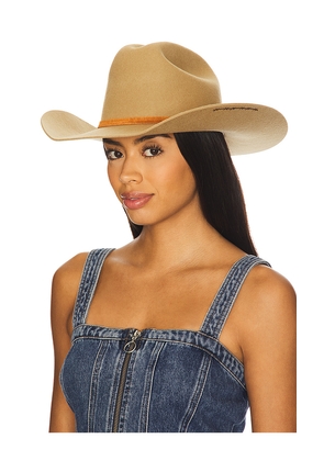 Brixton Laredo Branded Cowboy Hat in Brown. Size S. Also in L.