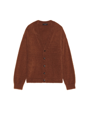 Central Park West Eyelash Cardigan in Tan. Size M. Also in L.