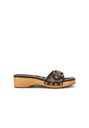 Coach Margot Wooden Sandal in Brown. Size 10. Also in 5.5, 6, 6.5, 7, 7.5, 8, 8.5, 9, 9.5.