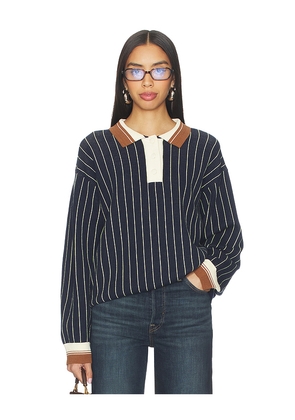 Baum und Pferdgarten Chira Top in Navy,Yellow. Size M. Also in S, XL, XS.