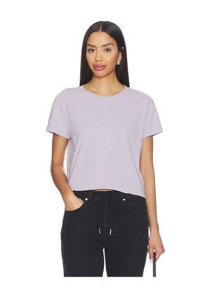 AGOLDE Adine Tee Shirt in Lavender. Size L. Also in M, S, XL, XS.