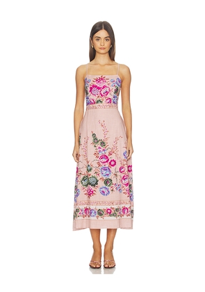 Cleobella Trina Ankle Dress in Mauve. Size L. Also in M, S, XL, XS.