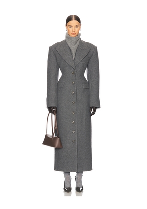 Helsa Italian Wool Blend Topcoat in Charcoal. Size XS. Also in S.