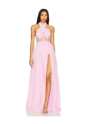 For Love & Lemons Anya Gown in Pink. Size 10. Also in 4.