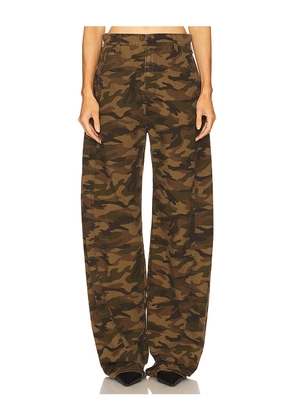 GRLFRND Harvey Twisted Carpenter in Brown. Size 25. Also in 28.