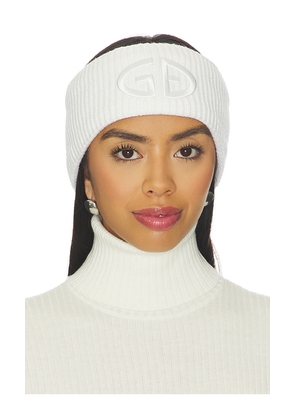 Goldbergh Warmth Headband in White.