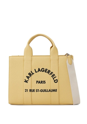 Karl Lagerfeld medium Rue St-Guillaume tote bag - Yellow