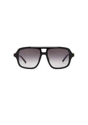 Gucci Shield Sunglasses in Black.