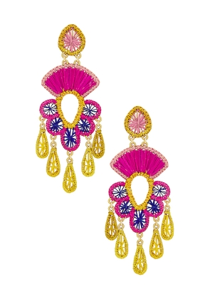 Mercedes Salazar Haze Earrings in Pink.