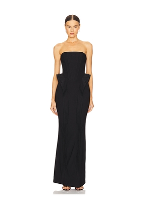 Michael Costello x REVOLVE Alondra Gown in Black. Size XL. Also in XS.
