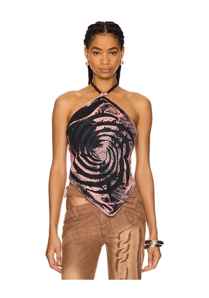 Masha Popova Bandana Top in Black. Size XS. Also in M.