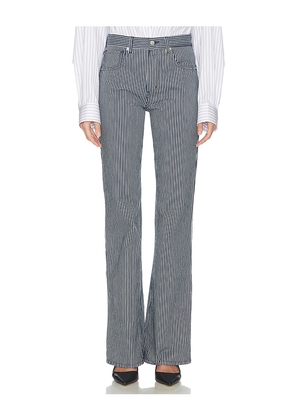 NILI LOTAN Celia Striped Jean in Navy. Size 24. Also in 26, 27, 30.