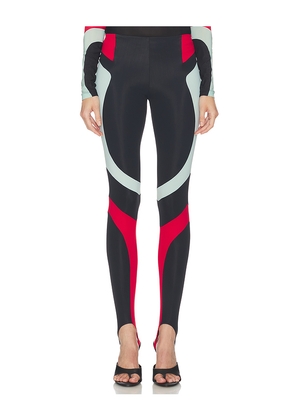 OFF-WHITE Color Block Leggings in Black. Size 36. Also in 38, 40, 46.