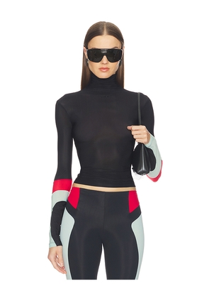 OFF-WHITE Color Insert Tee in Black. Size 36. Also in 38, 40, 42.