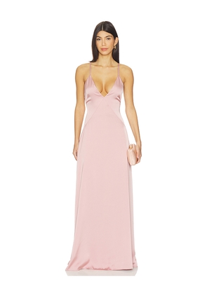 Lovers and Friends Gaia Gown in Mauve. Size L. Also in M, S, XL, XS, XXS.