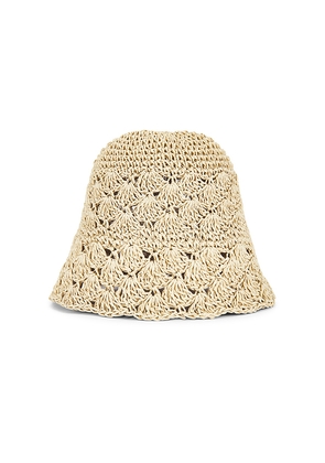 Lovers and Friends Cori Raffia Hat in Neutral.