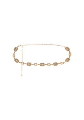 Lovers and Friends Antonila Belt in Metallic Gold.