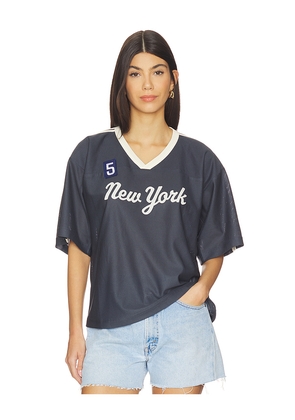 Lovers and Friends Wyatt Jersey Top in Navy. Size L. Also in M, S, XL, XS, XXS.