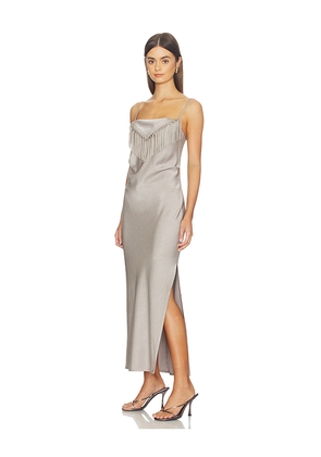 Nanushka Rachana Dress in Grey. Size L. Also in M, S, XS.